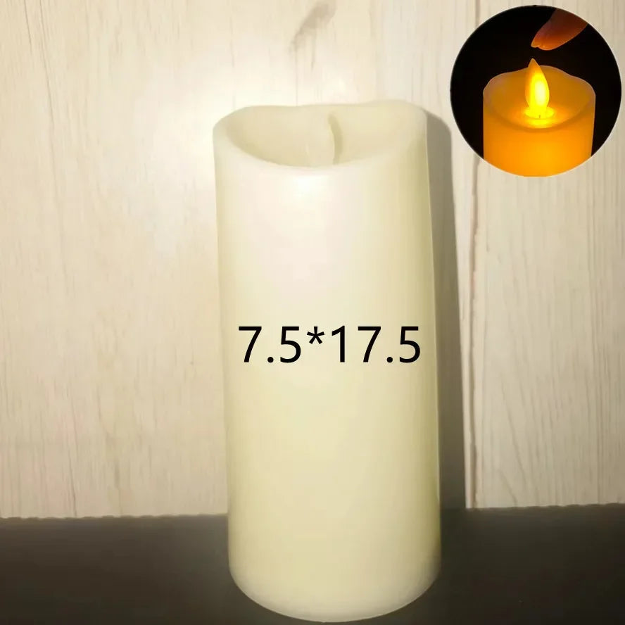 1~10PCS Swing LED Candles Flameless Flickering Light Flameless Candle for Christmas Wedding Decor Birthday Party Supplie 