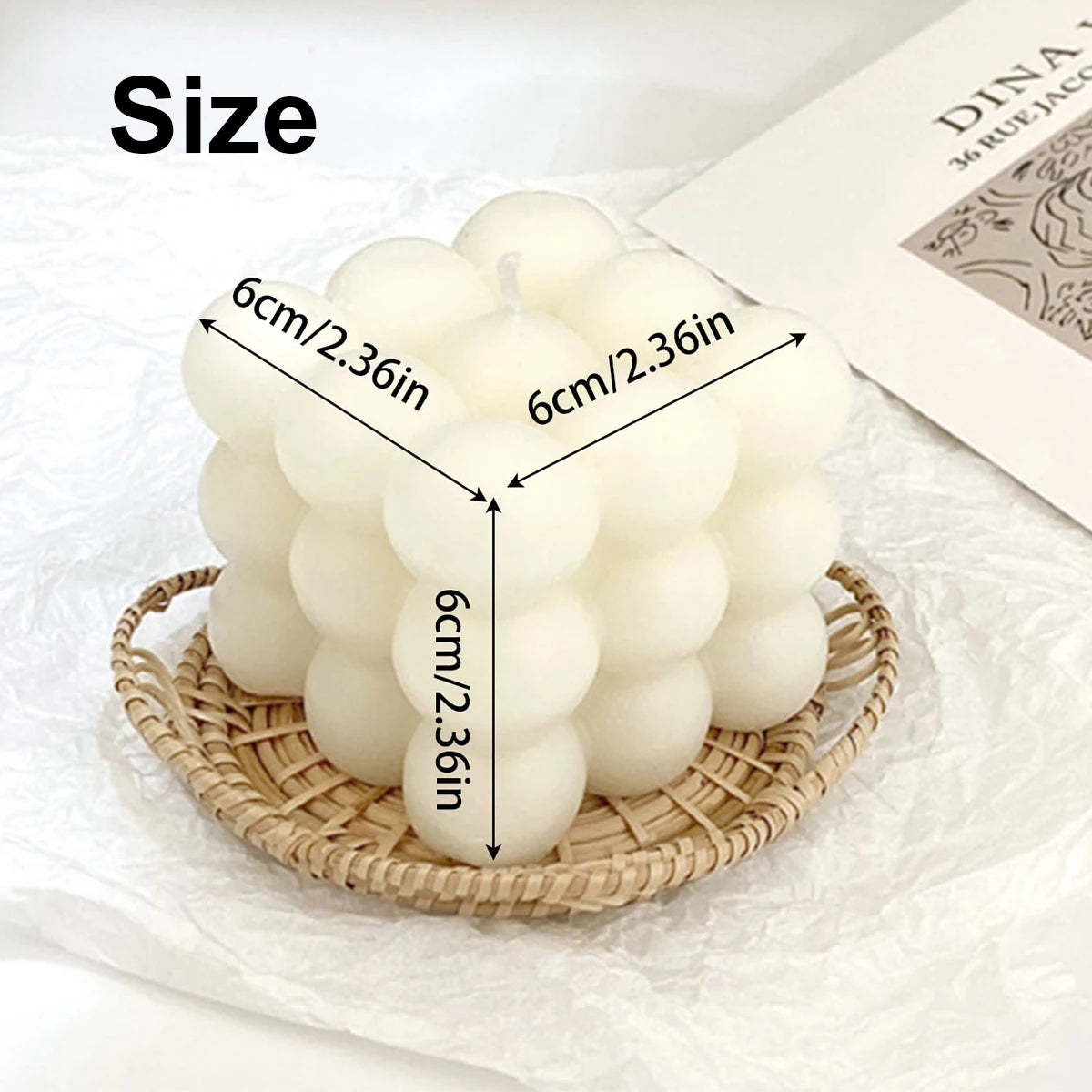 Aesthetic Geometric Candle