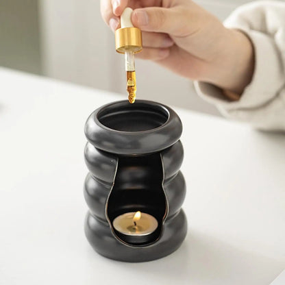 Minimalist Ceramic Candle & Essential Oil