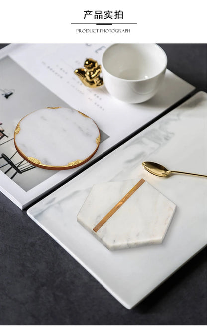 Natural Stone Cup Coasters