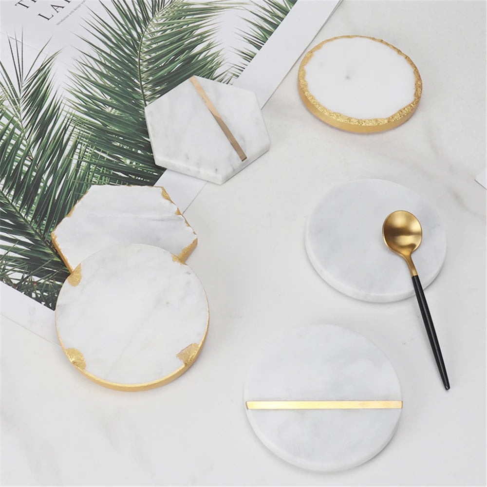 Natural Stone Cup Coasters