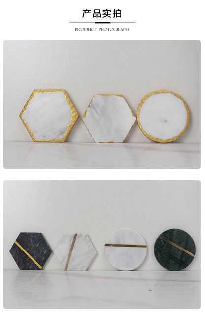 Natural Stone Cup Coasters