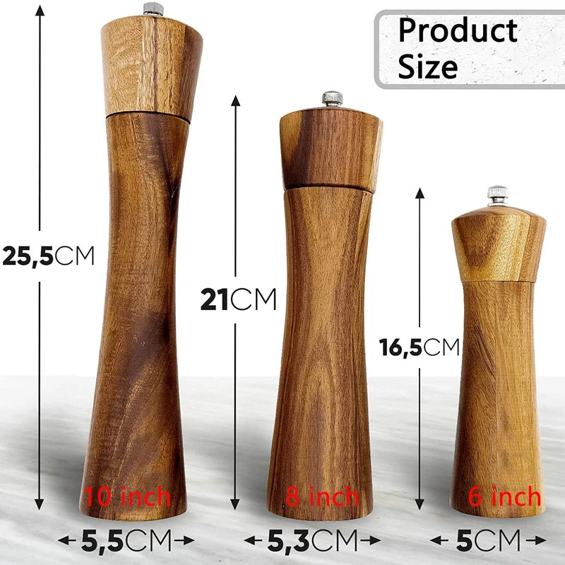 Nordic Wooden Pepper Mill