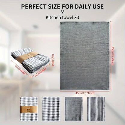 Waffle Weave Kitchen Towels