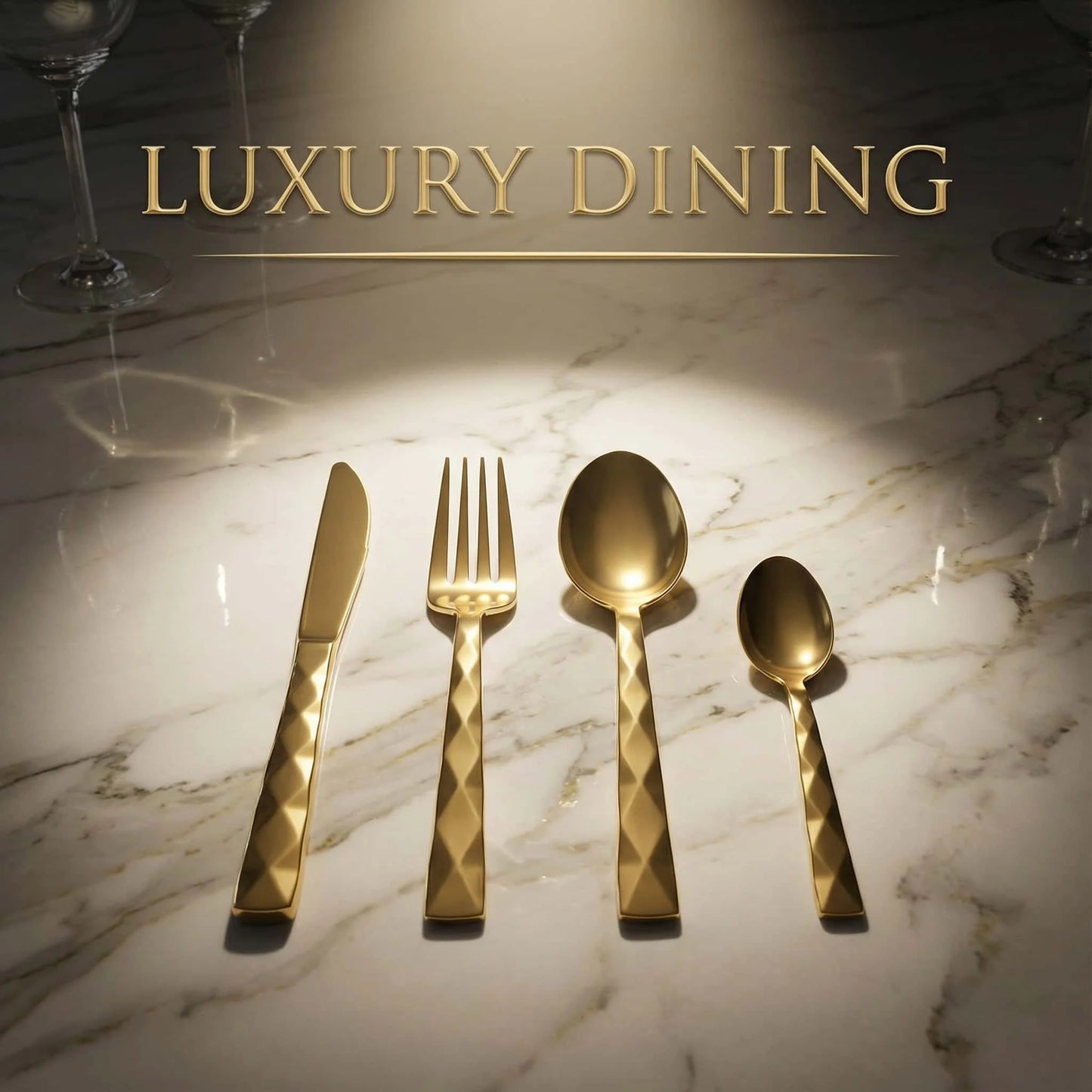 Luxury Matte Cutlery Set