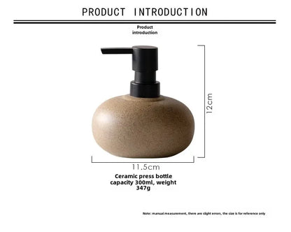Minimalist Ceramic Soap Dispenser