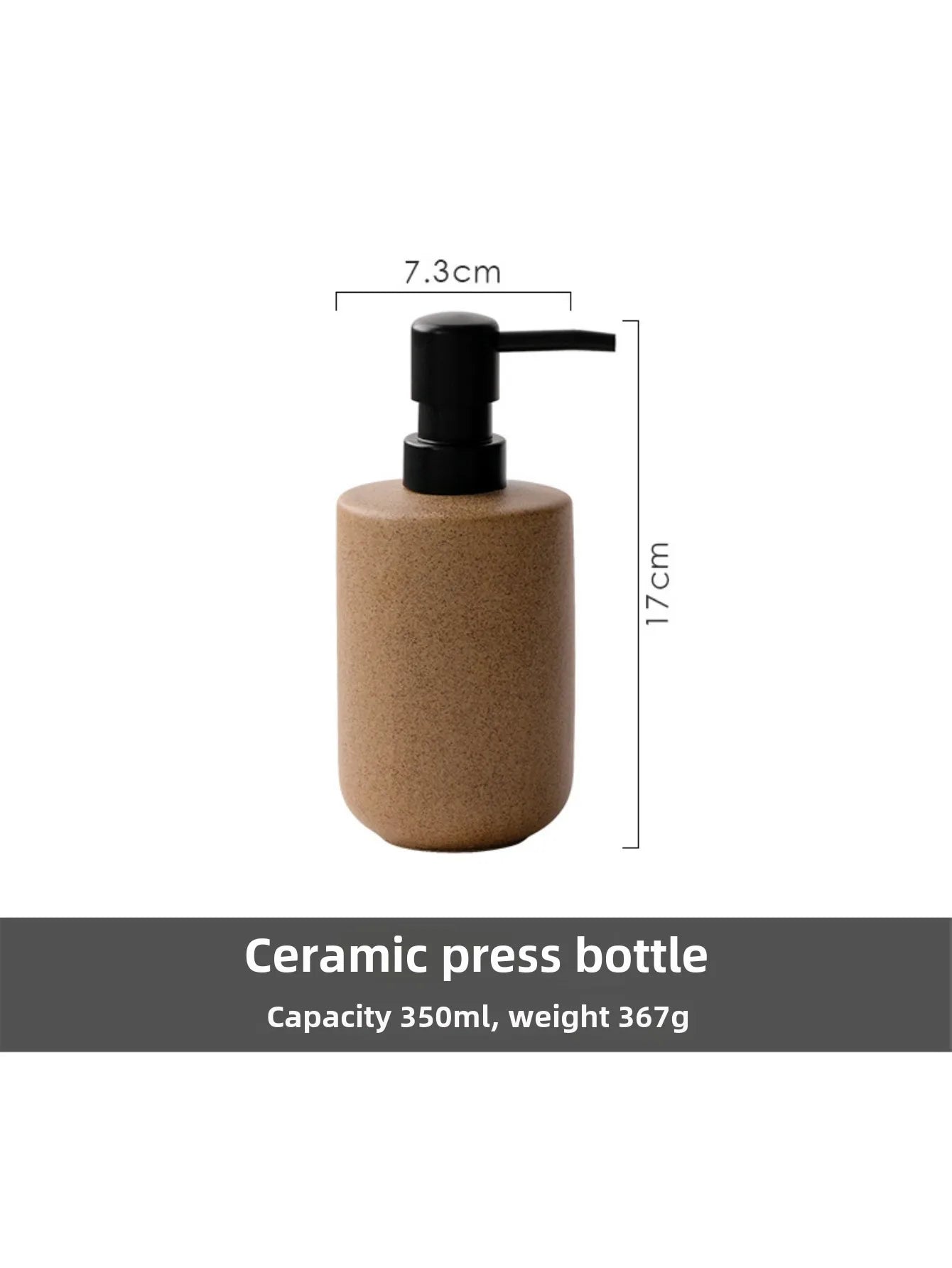 Minimalist Ceramic Soap Dispenser