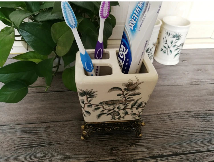 Nordic Ceramic Toothbrush Holder