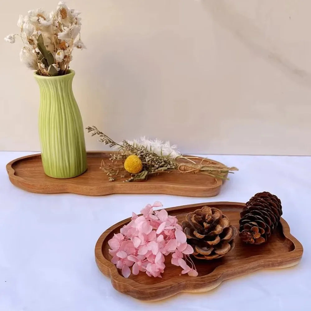 Japanese Wooden Tea Tray Multi Functional