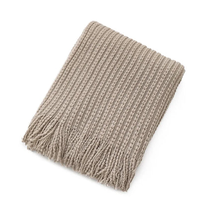Cozy Waffle Throw Blanket