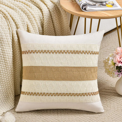 Textured Linen Cushion Cover