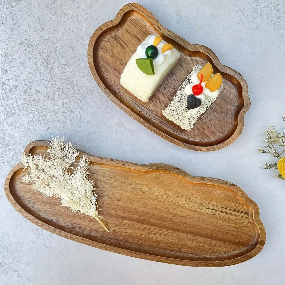 Japanese Wooden Tea Tray Multi Functional