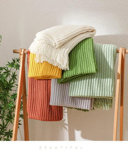 Cozy Waffle Throw Blanket