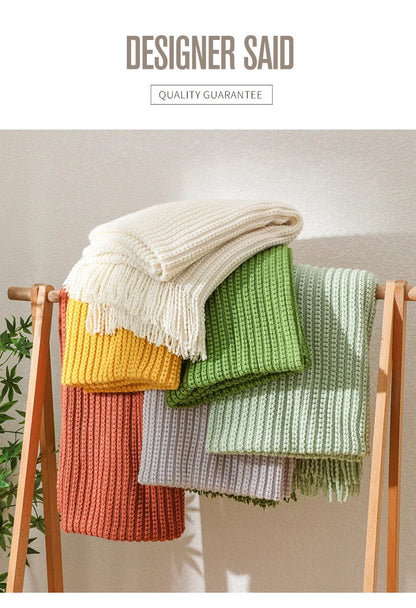 Cozy Waffle Throw Blanket