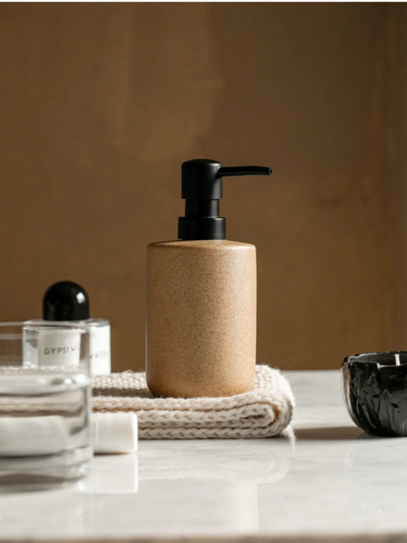 Minimalist Ceramic Soap Dispenser