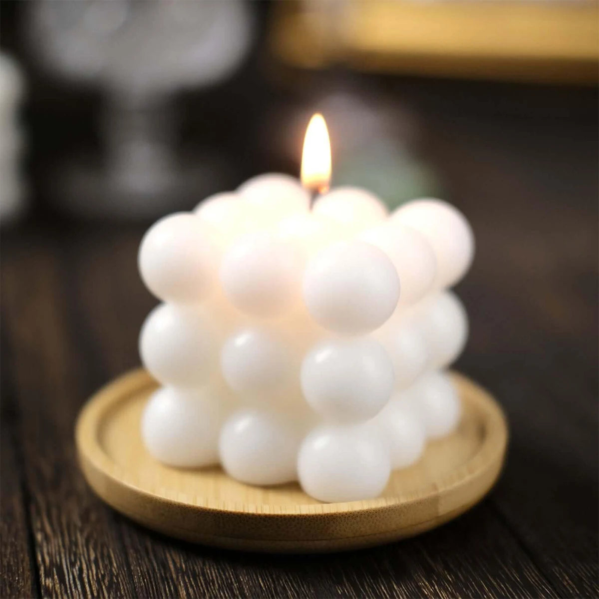 Aesthetic Geometric Candle