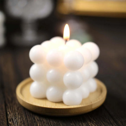 Aesthetic Geometric Candle
