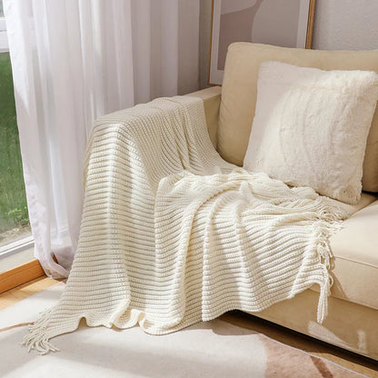 Cozy Waffle Throw Blanket