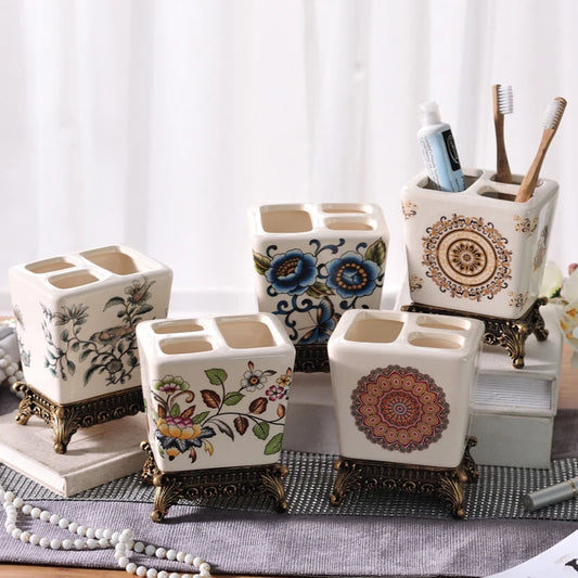 Nordic Ceramic Toothbrush Holder