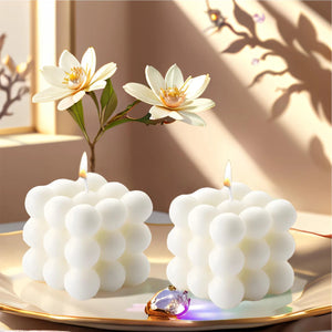 Aesthetic Geometric Candle