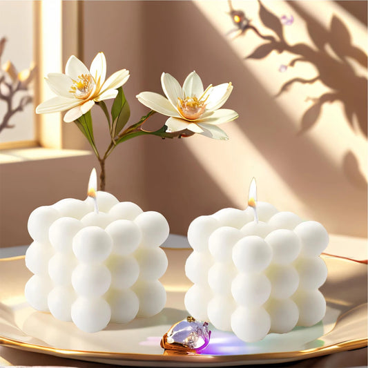 Aesthetic Geometric Candle