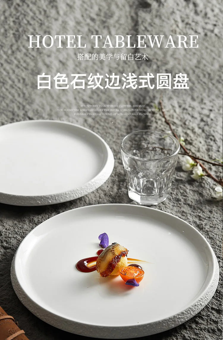 Nordic Matte Ceramic Plate