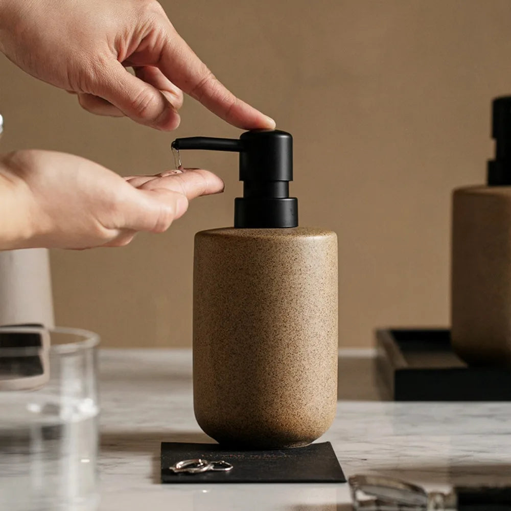 Minimalist Ceramic Soap Dispenser