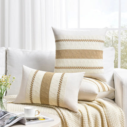 Textured Linen Cushion Cover