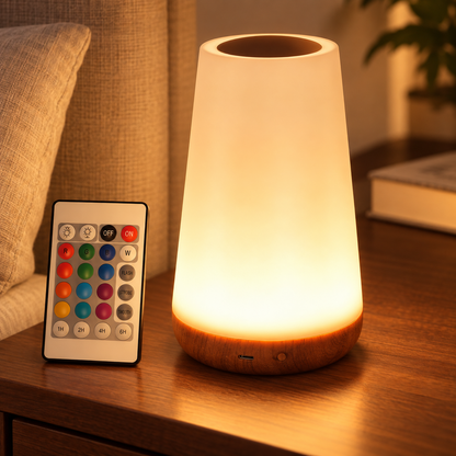 AuraGlow | 13-Colour Rechargeable Table Lamp